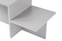 Nordure Harmony Mesa de Café Gris 80x40x40 cm Elegante y Moderna para Sala de Estar